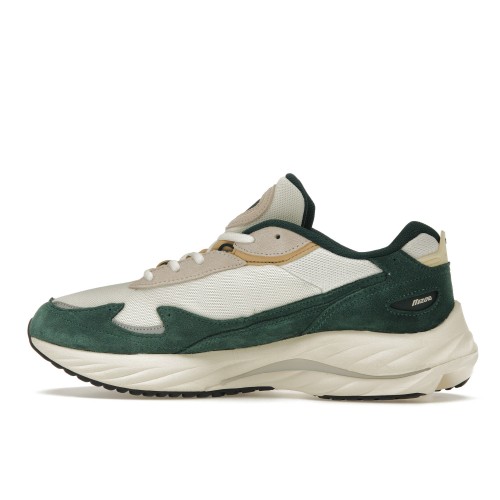 Кроссы Mizuno Wave Rider Beta Cream Green - мужская сетка размеров