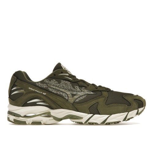 Кроссы Mizuno Wave Rider 10 97 Maharishi Fire Phoenix - мужская сетка размеров