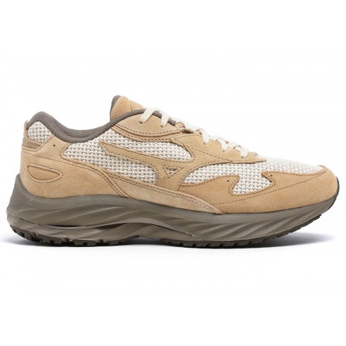 Кроссы Mizuno Wave Rider B Beams Bespoke Beige - мужская сетка размеров