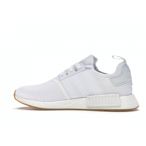 Кроссы adidas NMD R1 White Gum (2018/2020) - мужская сетка размеров