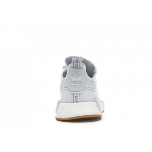 Кроссы adidas NMD R1 White Gum (2018/2020) - мужская сетка размеров