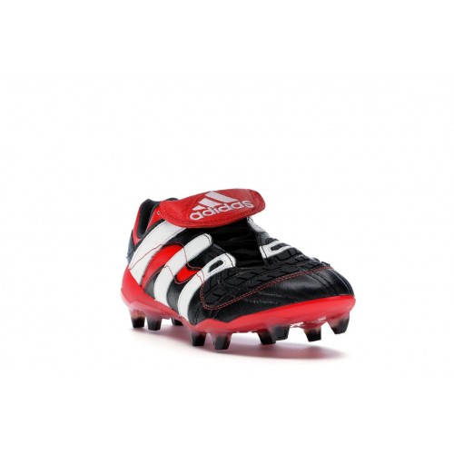 Мужские футбольные бутсы adidas Predator Accelerator Firm Ground Cleat Black White Red