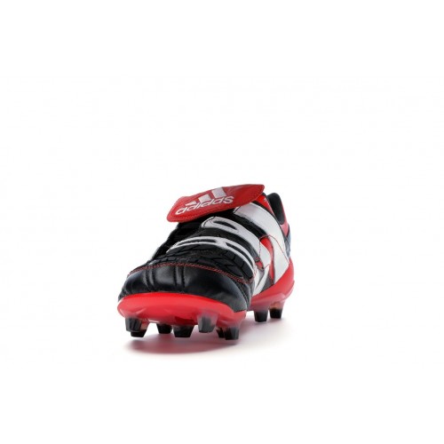 Мужские футбольные бутсы adidas Predator Accelerator Firm Ground Cleat Black White Red