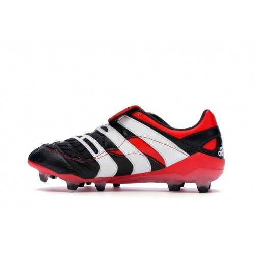 Мужские футбольные бутсы adidas Predator Accelerator Firm Ground Cleat Black White Red