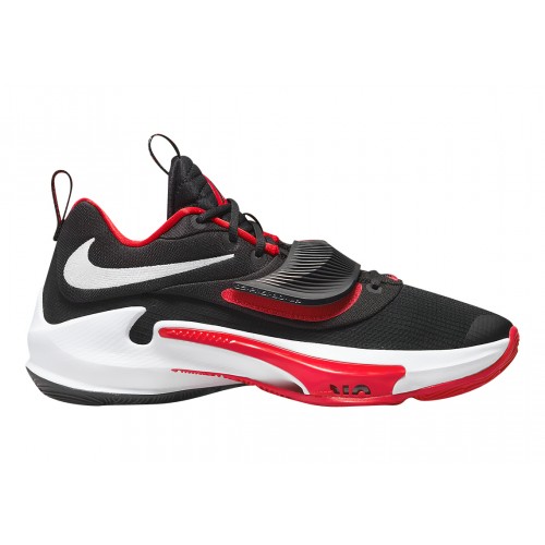 Кроссы Nike Zoom Freak 3 Black Red - мужская сетка размеров