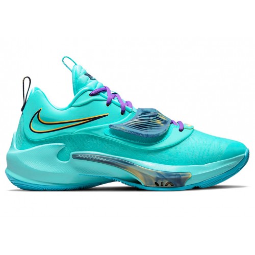 Кроссы Nike Zoom Freak 3 Vibrant Aqua - мужская сетка размеров