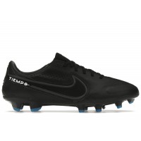 Nike Tiempo Legend 9 Pro FG Black Dark Smoke Grey