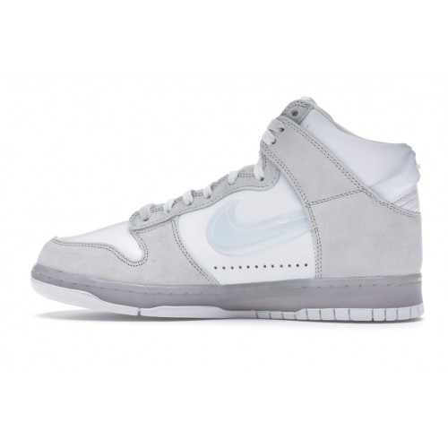 Кроссы Nike Dunk High Slam Jam White Pure Platinum - мужская сетка размеров