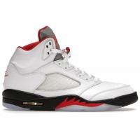 Jordan 5 Retro Fire Red Silver Tongue (2020)