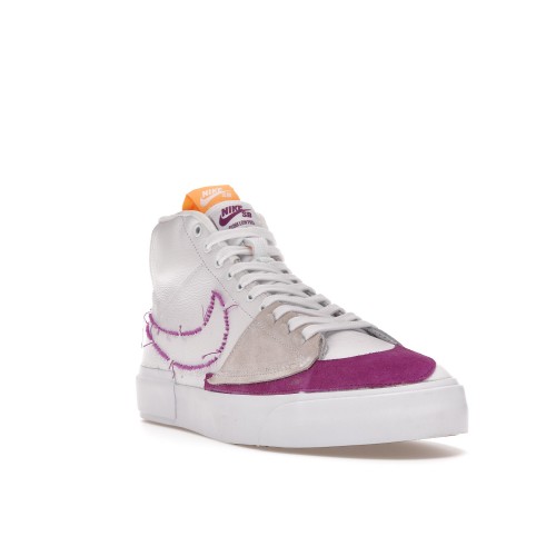 Кроссы Nike SB Zoom Blazer Mid Edge Lakers - мужская сетка размеров