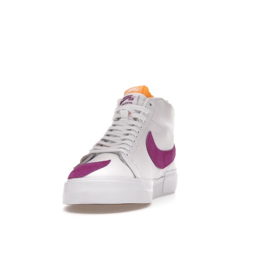 Кроссы Nike SB Zoom Blazer Mid Edge Lakers - мужская сетка размеров