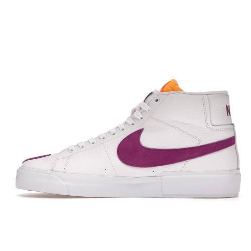 Кроссы Nike SB Zoom Blazer Mid Edge Lakers - мужская сетка размеров