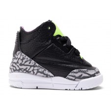 Кроссовки для малыша Jordan 3 Retro Electric Green (TD)