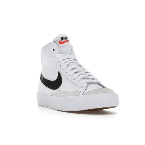 Кроссы Nike Blazer Mid 77 White Black (GS) - подростковая сетка размеров