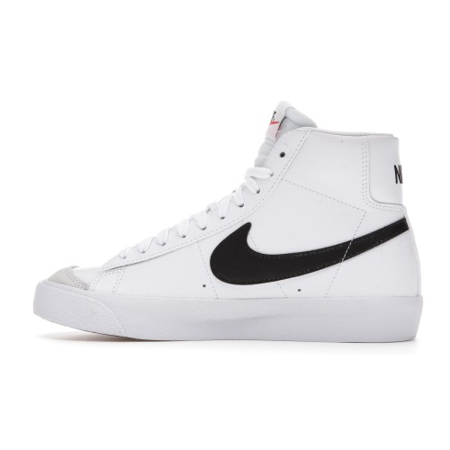 Кроссы Nike Blazer Mid 77 White Black (GS) - подростковая сетка размеров