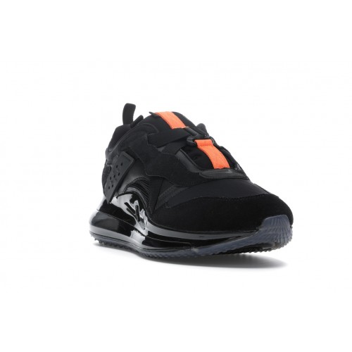 Кроссы Nike Air Max 720 Slip OBJ Black - мужская сетка размеров