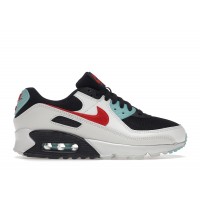 Женские Nike Air Max 90 Aqua Red White Black (W)