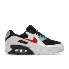 Женские Nike Air Max 90 Aqua Red White Black (W)