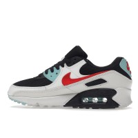 Женские Nike Air Max 90 Aqua Red White Black (W)