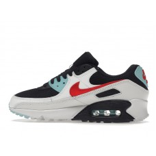 Женские Nike Air Max 90 Aqua Red White Black (W)