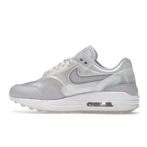 Кроссы Nike Air Max 1 SNKRS Day White (W) - женская сетка размеров