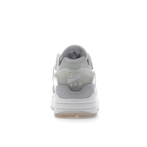 Кроссы Nike Air Max 1 SNKRS Day White (W) - женская сетка размеров