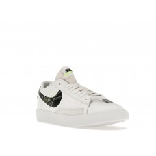 Мужские кроссовки Nike Blazer Low Print White Black Volt