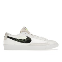 Мужские кроссовки Nike Blazer Low Print White Black Volt