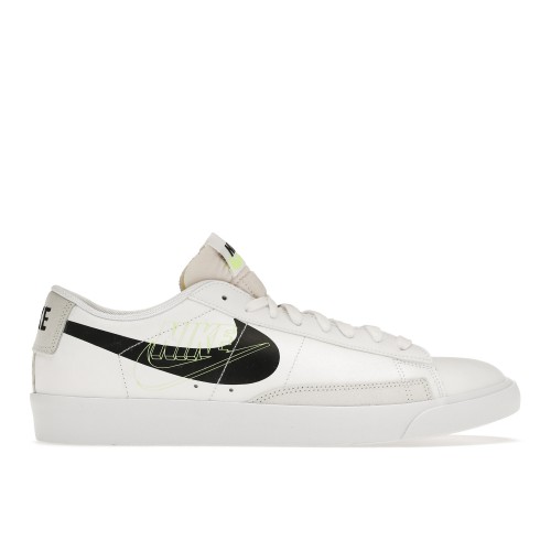 Мужские кроссовки Nike Blazer Low Print White Black Volt