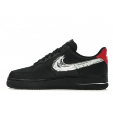 Кроссовки Nike Air Force 1 Low Brushstroke Black