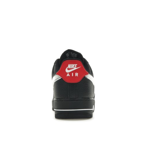 Кроссы Nike Air Force 1 Low Brushstroke Black - мужская сетка размеров