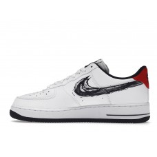 Кроссовки Nike Air Force 1 Low Brushstroke White Black