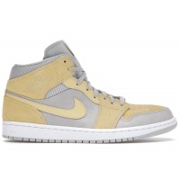 Jordan 1 Mid Mixed Textures Yellow