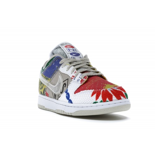 Кроссы Nike Dunk Low SP City Market - мужская сетка размеров
