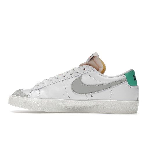 Кроссы Nike Blazer Low 77 Vintage White Grey Fog Light Menta Sail - мужская сетка размеров