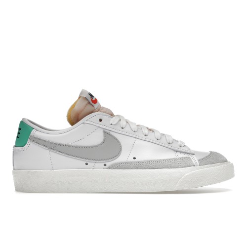 Кроссы Nike Blazer Low 77 Vintage White Grey Fog Light Menta Sail - мужская сетка размеров