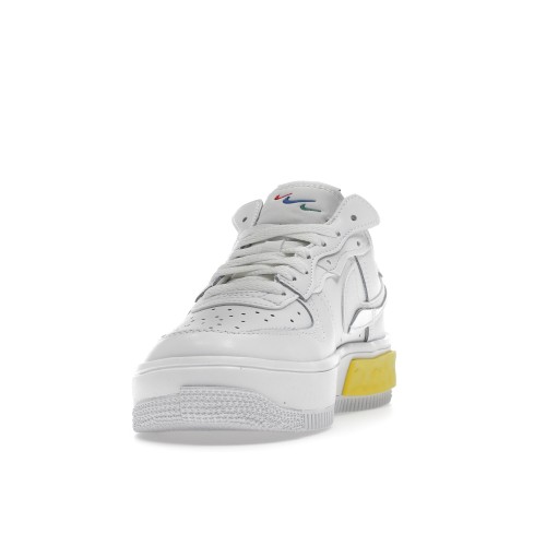 Кроссы Nike Air Force 1 Low Fontanka Summit White Opti Yellow (W) - женская сетка размеров