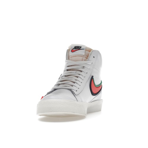 Кроссы Nike Blazer Mid Infinite White Bright Crimson - мужская сетка размеров