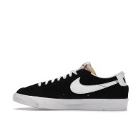Мужские кроссовки Nike Blazer Low 77 Suede Black White
