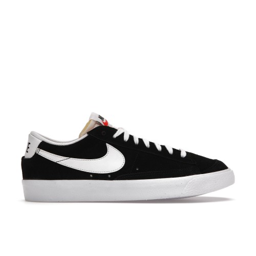 Мужские кроссовки Nike Blazer Low 77 Suede Black White