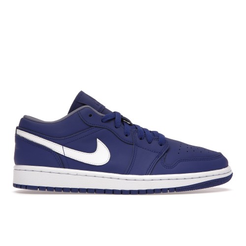 Кроссы Jordan 1 Low Deep Royal Blue (W) - Женская сетка размеров