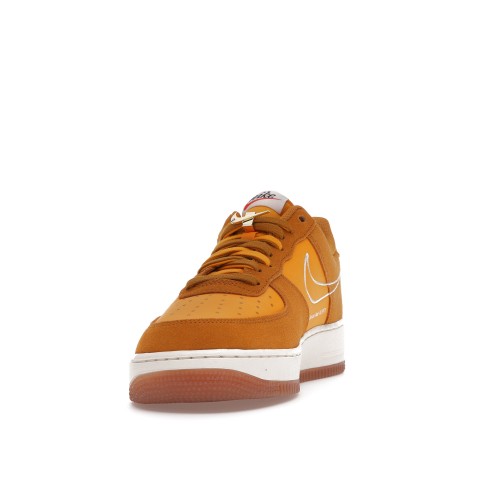 Кроссы Nike Air Force 1 Low 07 First Use University Gold (W) - женская сетка размеров