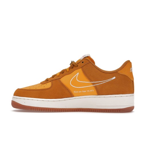 Кроссы Nike Air Force 1 Low 07 First Use University Gold (W) - женская сетка размеров