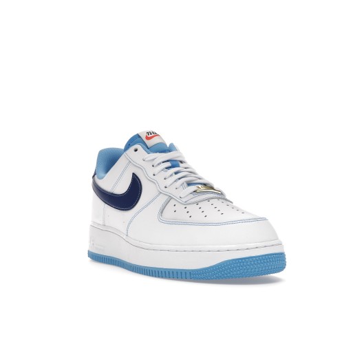Кроссы Nike Air Force 1 Low First Use White University Blue - мужская сетка размеров