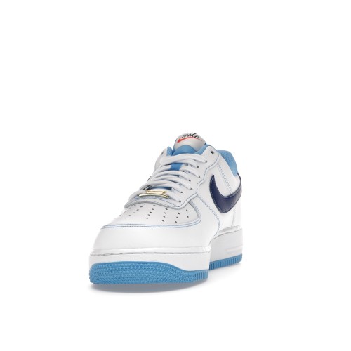 Кроссы Nike Air Force 1 Low First Use White University Blue - мужская сетка размеров