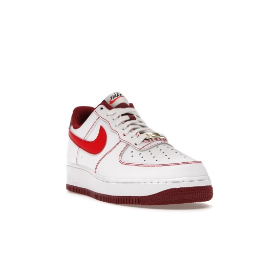 Кроссы Nike Air Force 1 Low 07 First Use White Team Red - мужская сетка размеров