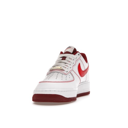 Кроссы Nike Air Force 1 Low 07 First Use White Team Red - мужская сетка размеров