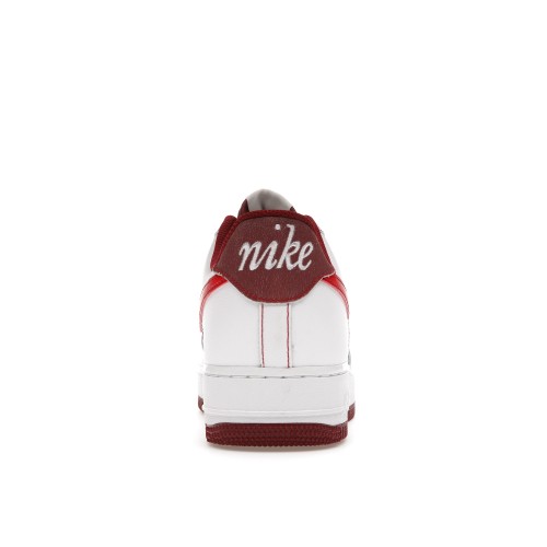 Кроссы Nike Air Force 1 Low 07 First Use White Team Red - мужская сетка размеров