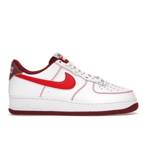 Кроссы Nike Air Force 1 Low 07 First Use White Team Red - мужская сетка размеров