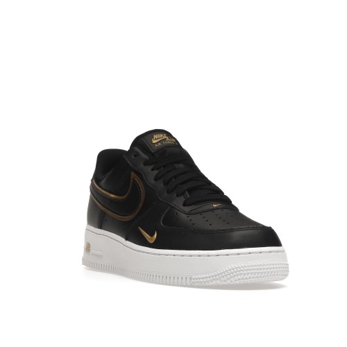 Кроссы Nike Air Force 1 Low 07 Black Metalic Gold - мужская сетка размеров